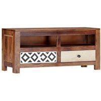 vidaXL Tv-meubel 90x30x40 cm massief sheeshamhout