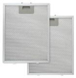 Merkloos Solidchoice - 2 Stuks Aluminium Filter voor Afzuigkap