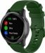 By Qubix Qubix Garmin Forerunner 970 / 570 (47mm) / 255 Sportband met Motief Groen Smartwatch Bandje 22mm