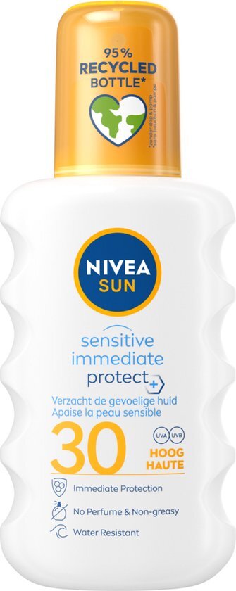 Nivea Sun Sensitive Immediate Protect SPF30 Zonnespray