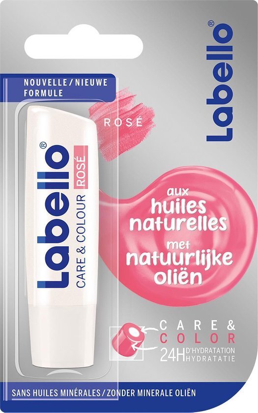 Labello Care & Colour Rosé in Blisterverpakking