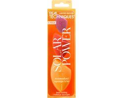 Real Techniques Solar Power Sunsoaked Sponge Trio - Foundationkwast - Rond afgesneden