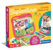 Clementoni - Mijn eerste Sapientino, de wereld om me heen, educatief banket 24 activiteiten op de kinderschool en interactieve pen, spel kinderen 2-4 jaar, gemaakt in Italië, Italiaanse taal
