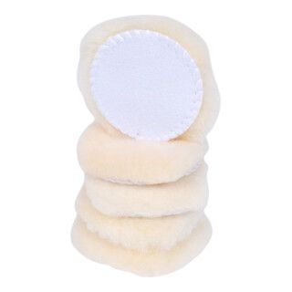 KS Tools polijstspons lamsvel - Ø 80.0mm - set van 5