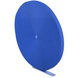 LABEL THE CABLE Klittenband Rol Dubbelzijdig - Kabelbinder Klittenband voor Perfect Kabelmanagment - Velourskwaliteit - LTC ROLL STRAP - 25 m x 16 mm - Blauw - PRO 1250