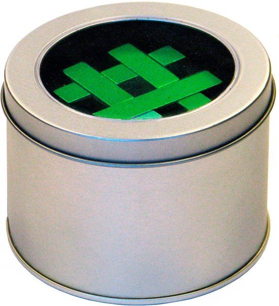 Eureka 3D Puzzle Brain Teaser - Green Metal Puzzle - 9cm - 10 Pieces - Unisex