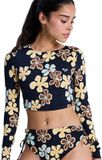 Roxy The Beach Babe Rash Guard Lange Mouwen Vrouwen S