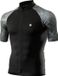 Sixs Fancy Korte Mouw Wielertrui Zwart 2XL Man