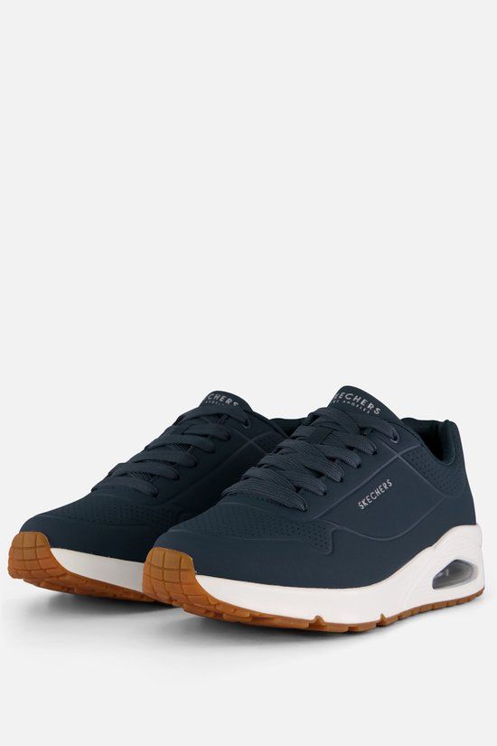 SKECHERS Uno Stand On Air Heren Sneakers - Blauw - Maat 42