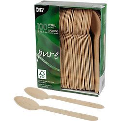 Papstar Lepels 100 Stuks