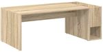 vidaXL Salontafel eikenfineer, 101,5 x 50 x 37 cm, houtvezelplaat