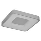 Osram Orbis Piana Plafonnier LED 380mm 24W 3000K Blanc Chaud Click-DIM Argent Métal IP20
