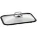 WMF Vitalis glazen deksel met siliconen rand, 41 x 27 cm