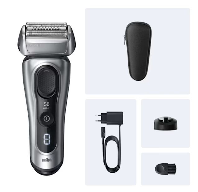 Braun Series 8 8617S Elektrisch Scheerapparaat - Zilver