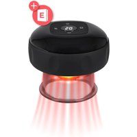 Nuvance Cupping Cup - Elektrisch - 12 Standen & Temperaturen - Cupping Set - Incl. eBook - Full Body - Massage Apparaat - Zwart