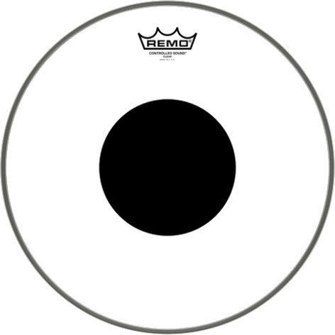 Remo CS-0310-10 Controlled Sound Clear Black Dot 10 inch