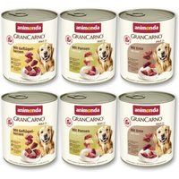 GranCarno animonda GranCarno Original natvoer voor volwassen honden, mixpakket 6x800 g Hartige variatie
