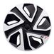 4-Delige J-Tec 4-Delige Wieldoppenset ST 17-inch zilver/zwart
