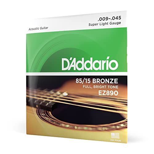 D'Addario EZ890 Akoestische Gitaarsnaren - 9-45 - Super Dun
