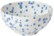 Costa Nova Poterie blanche avec éclaboussures bleues 16 cm collection Rafaela