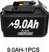 Makita LXT 18V, vervangende Li-Ion batterie 18650, bleu ciel, compatibel met BL1830/BL1860/BL1890/LXT400