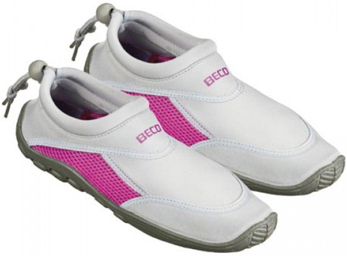 Beco Neopreen Waterschoenen - Grijs/Roze - Maat 41 - Volwassenen