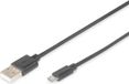 Digitus câble USB 2.0 USB-A vers USB-Micro-B 1,80 m noir