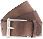 MUSTANG Leren riem Leather Belt 4.5 W95 Mid Brown bruine