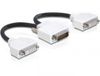 DeLOCK 65281 adaptateur de câble vidéo 0,2 m DMS 2 x DVI Noir