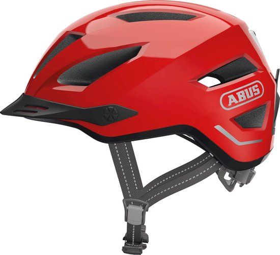 Abus Pedelec 2.0 Fietshelm - Blaze Red - Maat M (52-57 cm)