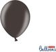 Merkloos / Sans Marque Strong Ballonnen 12cm, Metallic zwart (100 stuks)