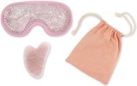 Sun & Sia - Oogmasker en Gua Sha set - Rozenkwarts - Thermotherapie
