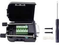 TRU COMPONENTS T190C4089 D-sub female inbouwconnector Aantal polen: 9 Schroeven 1 stuk(s)