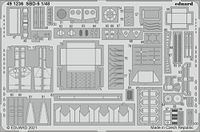 Eduard Modelbouwdecoratie - 491236 Accessoires for SBD-5 - Photo-etch