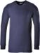 Portwest Thermisch T-Shirt Lange Mouw B123 - Marine - 4XL