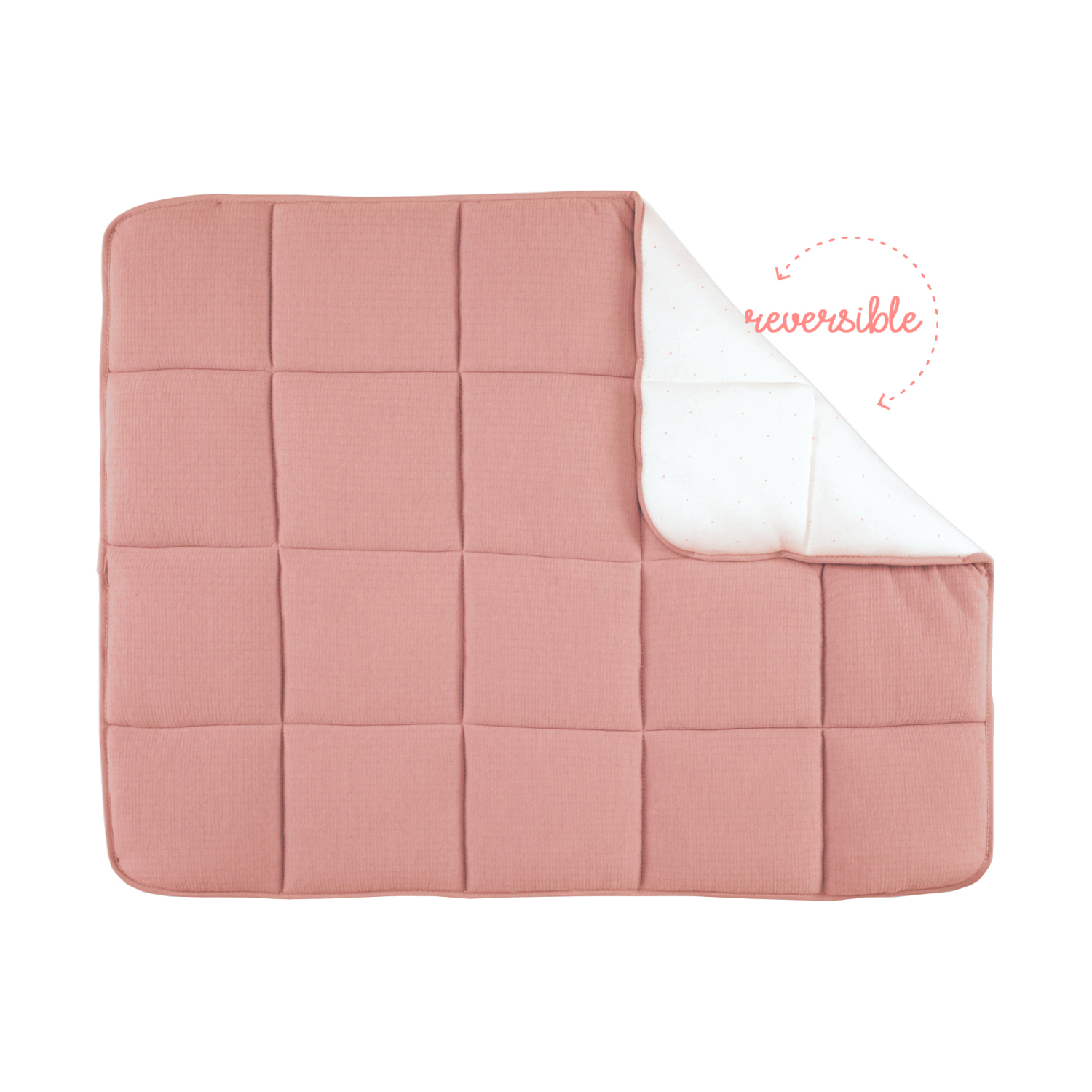 Bemini Quilted Boxkleed Sienna Bambi 75 x 95 cm roze