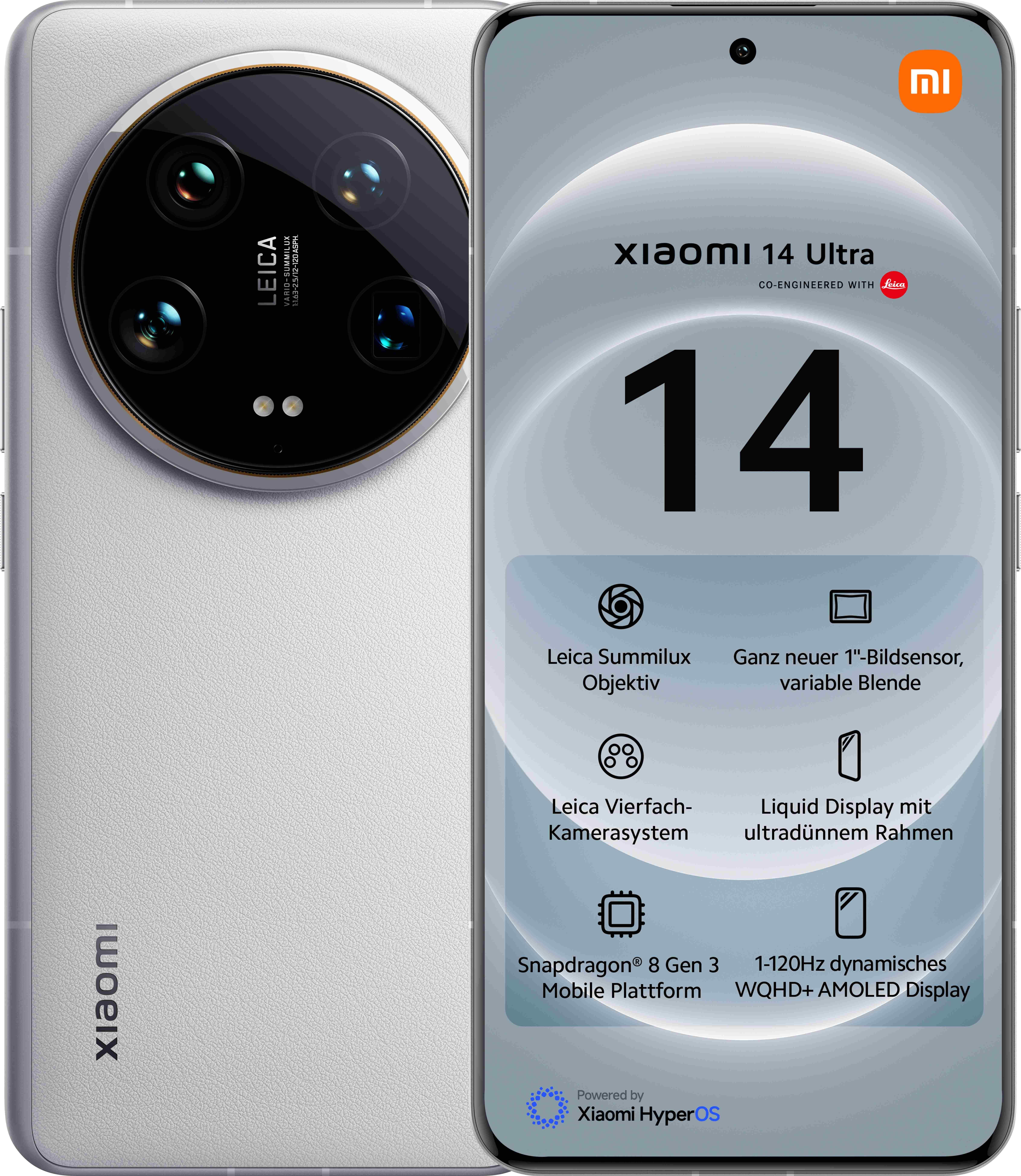 Xiaomi 14 Ultra / 512 GB / Wit / 5G