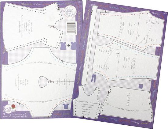 Dress your doll Stofschaartje voor kinderen - wit