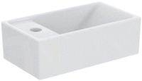 Ideal Standard Tempo fontein 37x21cm kraangat links - wit