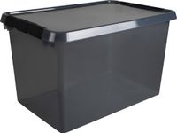 Sunware Comfort Line boîte de rangement 62L - 60x40x34 cm - Transparent/Gris