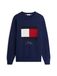 TOMMY HILFIGER Trui 'Gifting' navy / rood / wit