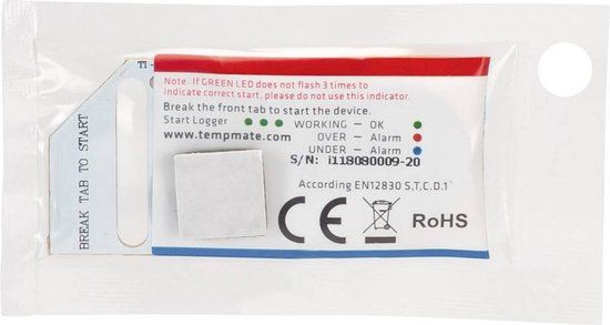 tempmate Temperatuurindicator -20 tot +50 °C