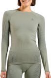 Odlo Active Performance Warm Base Layer Longsleeve Dames - Maat L - Grijs