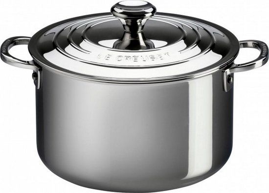 Le Creuset RVS PLUS Kookpan 6L - 24cm