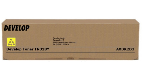 Develop TN318Y - Gele tonercartridge - 1 stuk