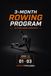 3-Month Indoor Rowing Program (Issues 1–3 Collection) 60 Structured RowErg Workouts Based on Your Personal 2k Pace