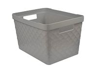Ordinett Kubica Box 17,5 l, polypropyleen, lichtgrijs, medium