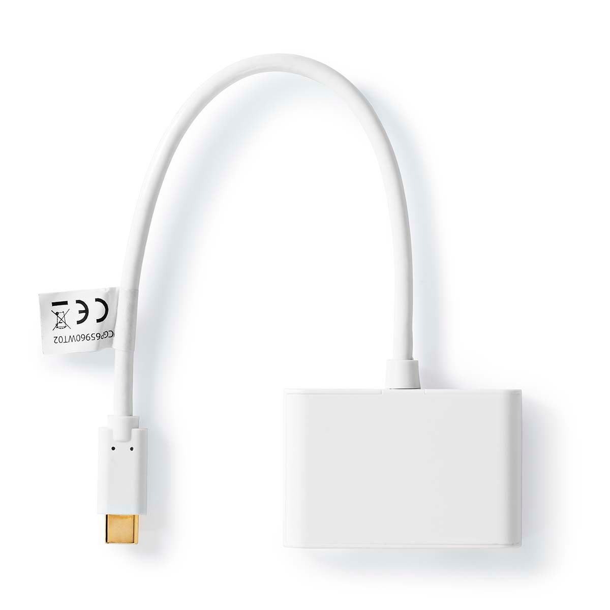 Nedis USB grafische adapter CCGP65960WT02 wit