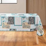 Douceur d'intérieur Rectangular Tablecloth (150 x 240 cm) Faya Sage, Printed Polyester