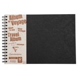 Clairefontaine Reisealbum Age Bag A4 quer liniert und blanko 40 Blatt